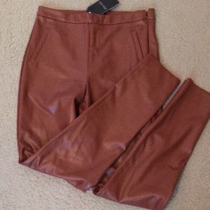 Stella Luce Faux Leather Pants, new with tags